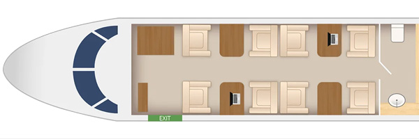 LAyout Learjet